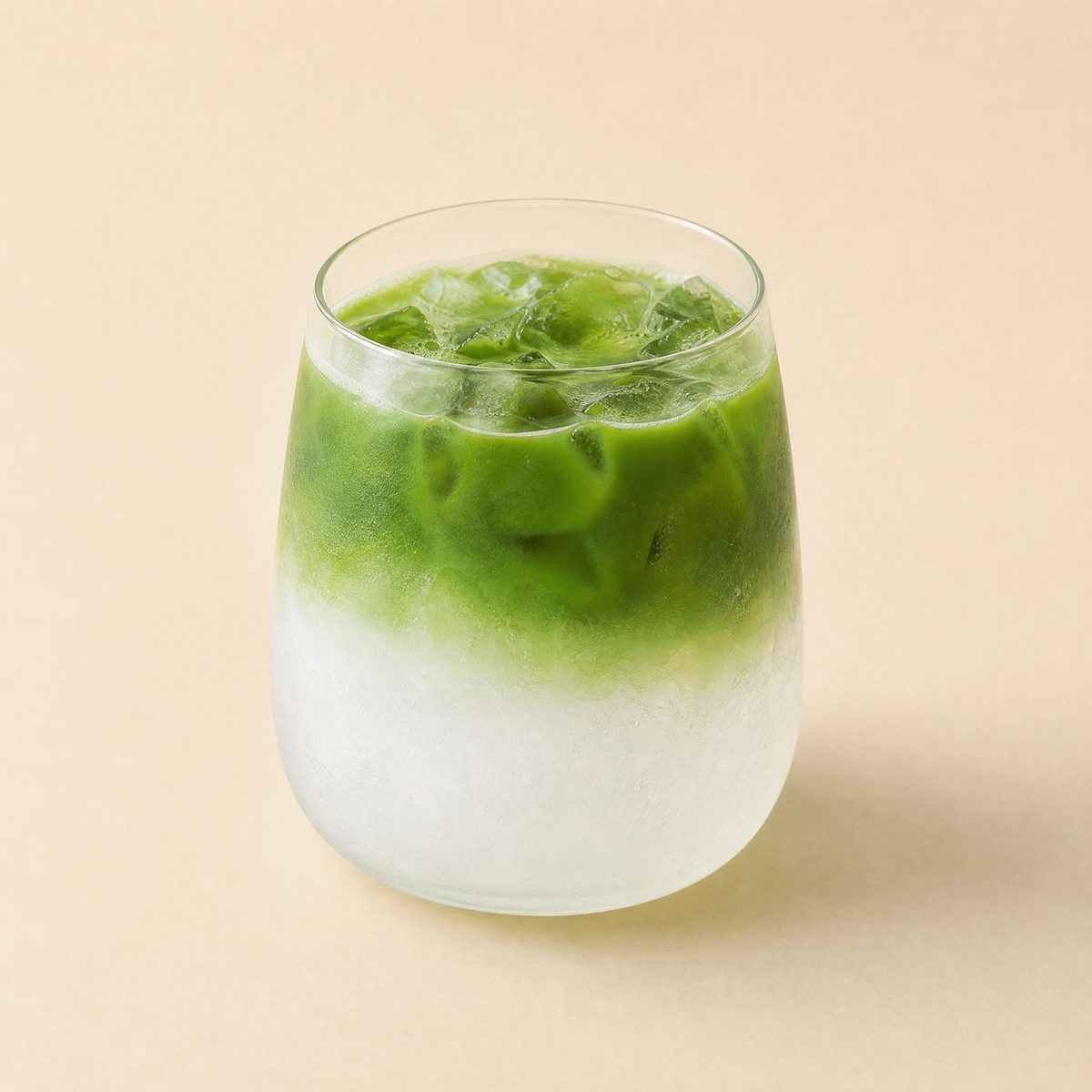 Coconut water pandan matcha latte